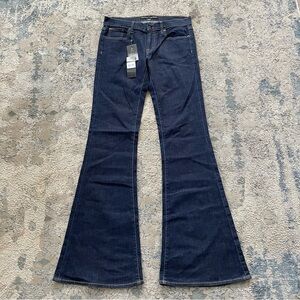 Ralph Lauren Dark Blue Wash 106 Flare Denim jeans size 30 NWT $365